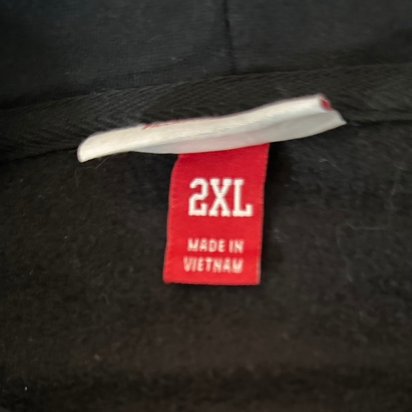 Men's - Mitchell & Ness Toronto Raptors Black & White Logo Sweatshirt - Size 2XL - Picture 10 of 15